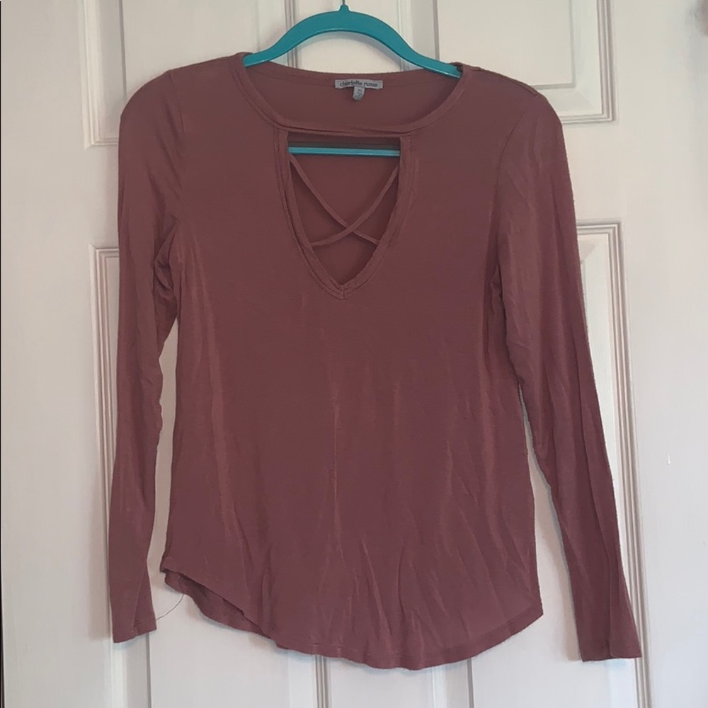 Criss cross shirt